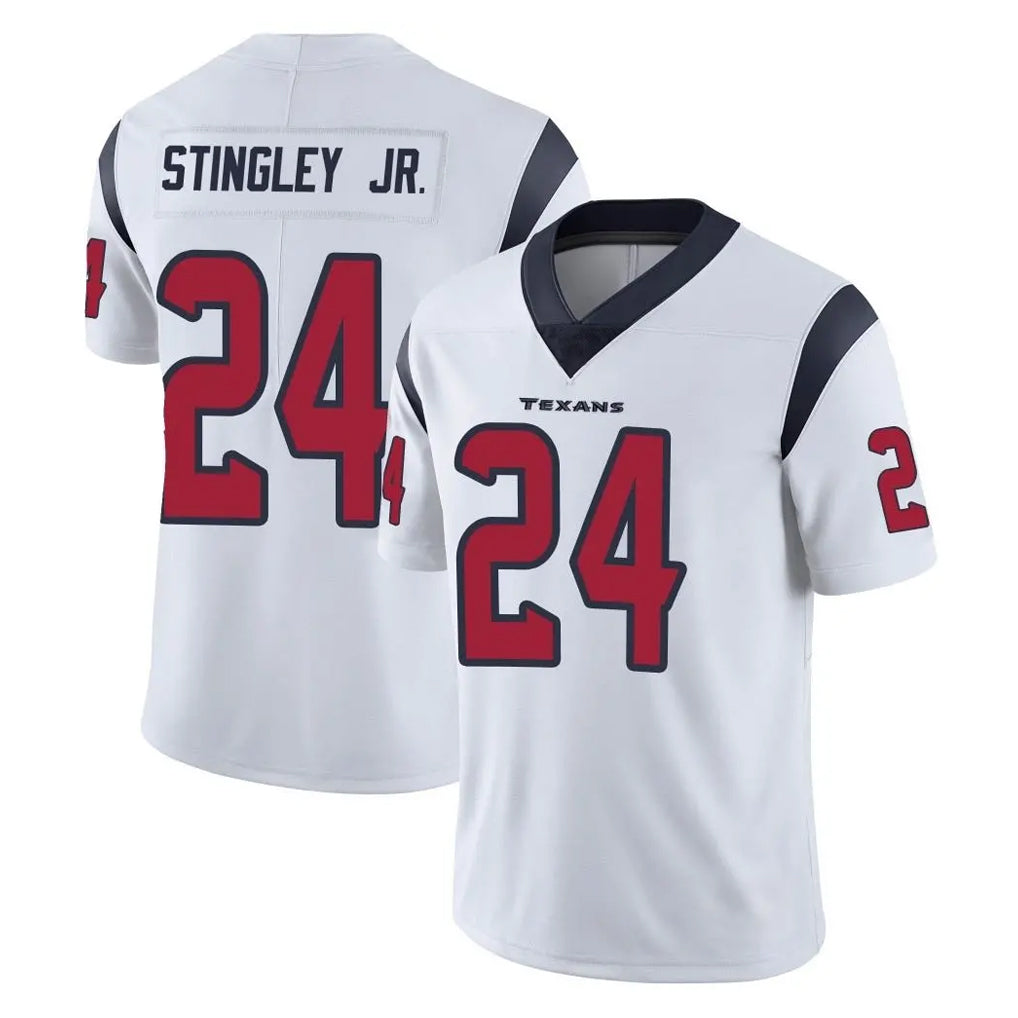 H.Texans #24 Derek Stingley Jr. Player White Limited Vapor Untouchable Home Game BALCE Stitched Jerseys