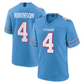 T.Titans #4 Wan'Dale Robinson Player Light Blue 2026 Game Home BALCE Stitched Jerseys