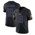 M.Vikings #18 Justin Jefferson Player Black Impact LImited Home Game BALCE Stitched Jerseys