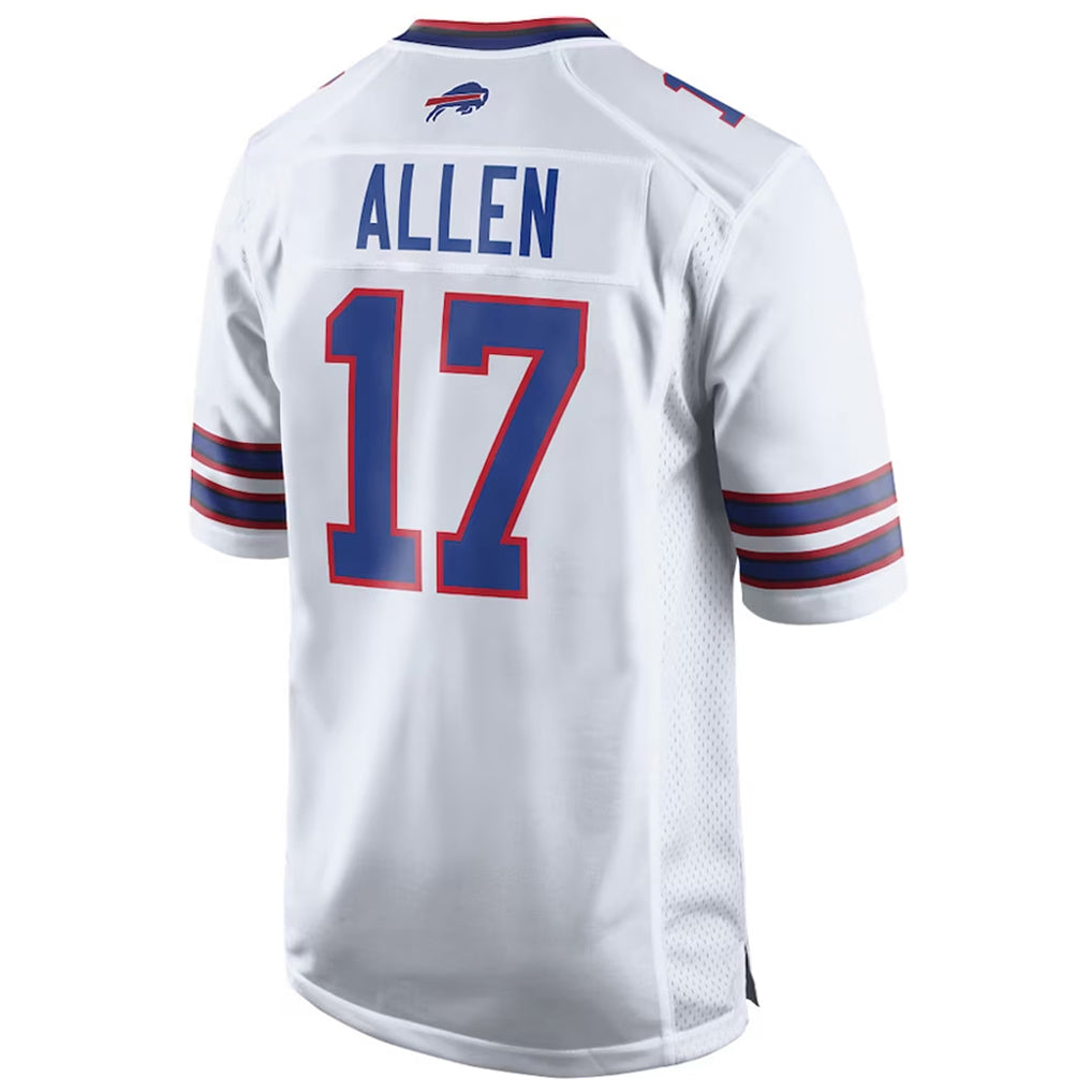 B.Bills #17 Josh Allen Player White Game BALCE Stitched Jerseys