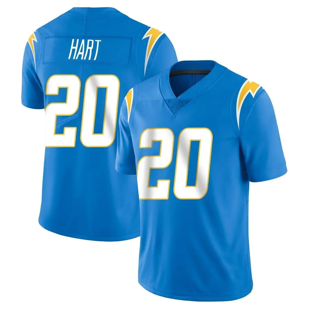 LA.Chargers #20 Cam Hart Player Blue Limited Vapor Untouchable Home Game BALCE Stitched Jerseys