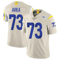 LA.Rams #73 Steve Avila Player Bone Limited Vapor Home Game BALCE Stitched Jerseys