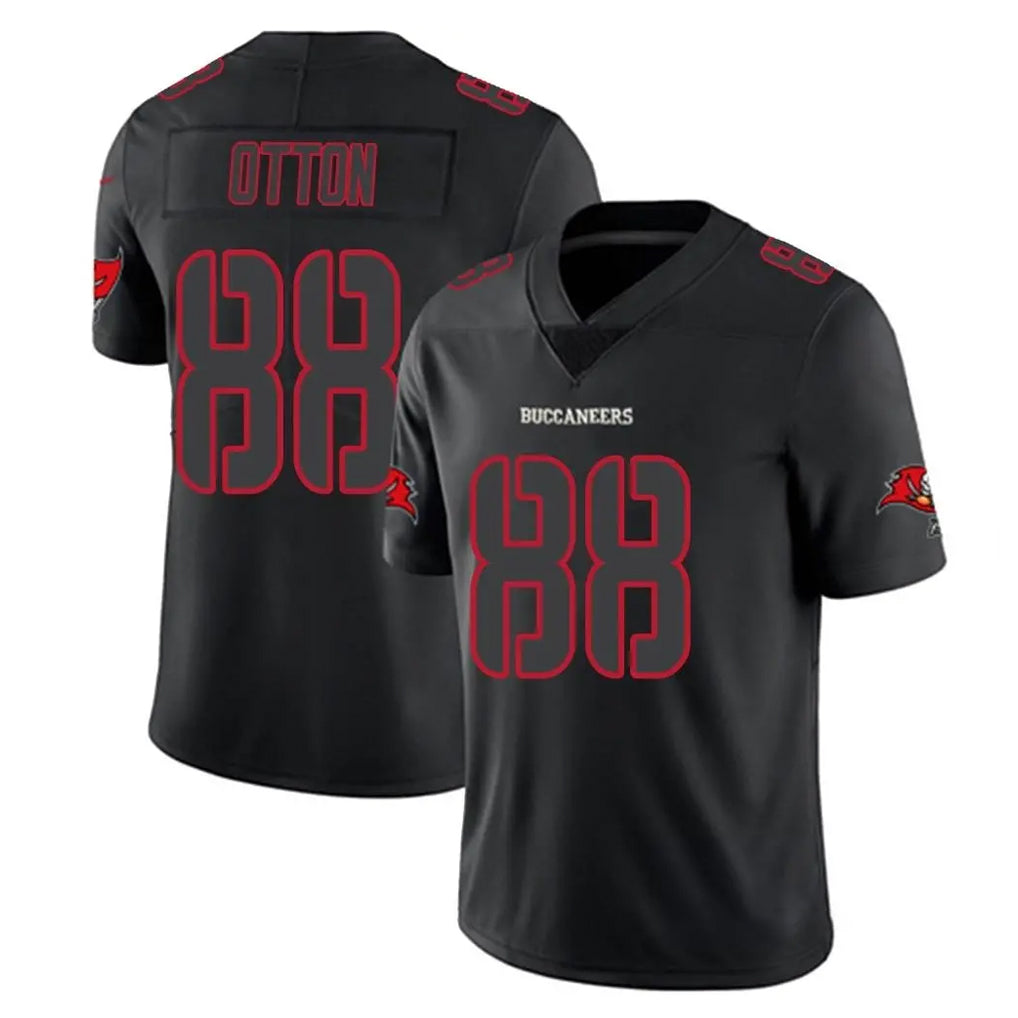 TB.Buccaneers #88 Cade Otton Player Black Impact Limited Home Game BALCE Stitched Jerseys