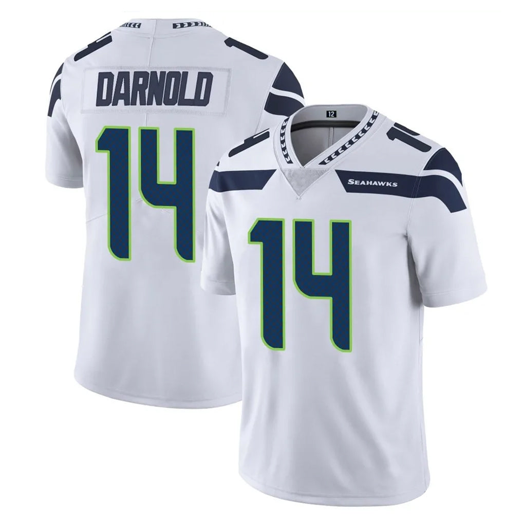 S.Seahawks #14 Sam Darnold Player White Limited Vapor Untouchable Home Game BALCE Stitched Jerseys