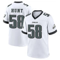 P.Eagles #58 Jalyx Hunt Player White Game Home BALCE Stitched Jerseys