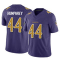 B.Ravens #44 Marlon Humphrey Player Purple Legend Limited Home Game BALCE Stitched Jerseys