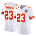 KC.Chiefs #23 Drue Tranquill Player White Limited Vapor F.U.S.E. Home Game BALCE Stitched Jerseys