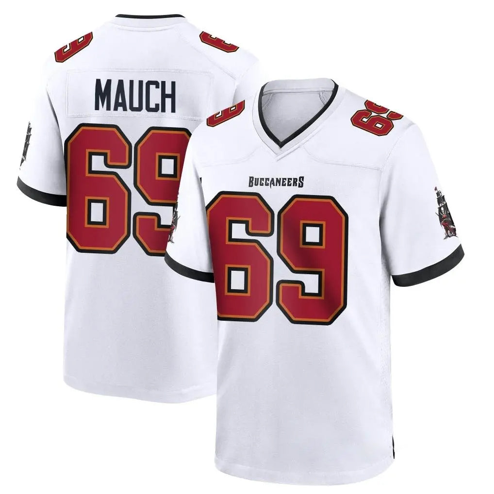 TB.Buccaneers #69 Cody Mauch Player White Home Game BALCE Stitched Jerseys