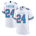 T.Titans #24 Alontae Taylor Player White 2026 Game Home BALCE Stitched Jerseys