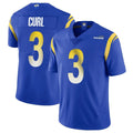 LA.Rams #3 Kam Curl Player Royal Limited Vapor Untouchable Home Game BALCE Stitched Jerseys