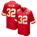 KC.Chiefs #32 Marcus Allen Player Red Home Game BALCE Stitched Jerseys