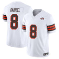 C.Browns #8 Dillon Gabriel Player White Limited Vapor F.U.S.E. Alternate Game BALCE Stitched Jerseys