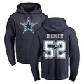 D.Cowboys #52 Tyler Booker Player Navy Pullover Hoodies Limited BALCE Stitched Jerseys