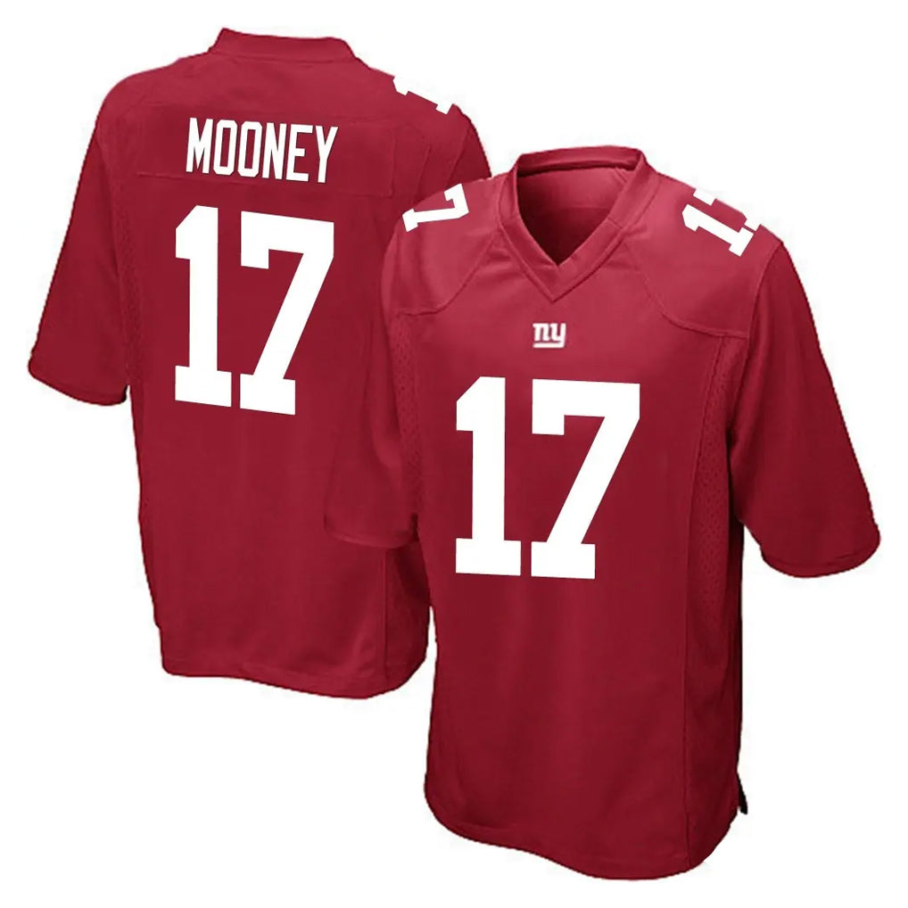 NY.Giants #17 Darnell Mooney Player Red Home Game BALCE Stitched Jerseys