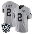 LV.Raiders #2 Ashton Jeanty Player Gray 2026 Vapor Limited Home Game BALCE Stitched Jerseys