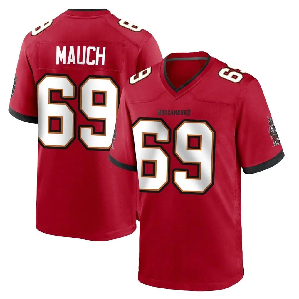 TB.Buccaneers #69 Cody Mauch Player Red Home Game BALCE Stitched Jerseys