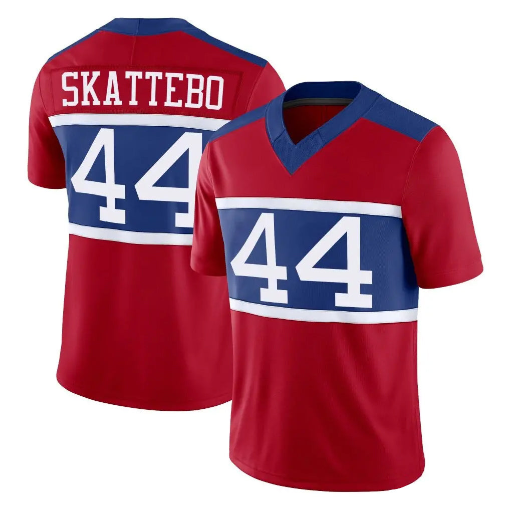 NY.Giants #44 Cam Skattebo Player Red Century Vapor F.U.S.E. Home Game BALCE Stitched Jerseys