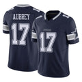 D.Cowboys #17 Brandon Aubrey Player Navy Limited Vapor F.U.S.E. Home Game BALCE Stitched Jerseys