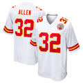 KC.Chiefs #32 Marcus Allen Player White Home Game BALCE Stitched Jerseys