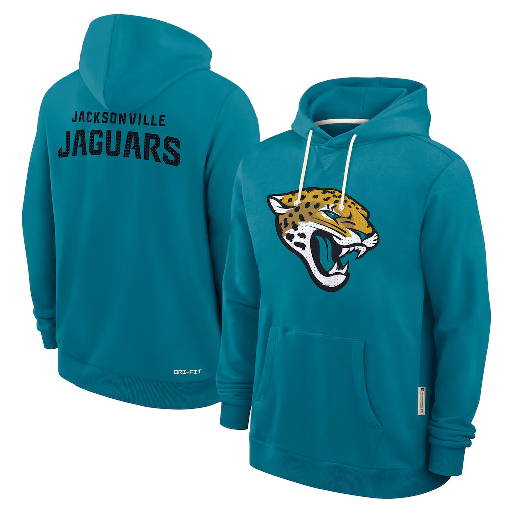 J.Jaguars ## Jaguars Blank Player Teal Home Game Pullover Hoodies Limited BALCE Stitched Jerseys