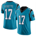 C.Panthers #17 Xavier Legette Player Blue Vapor Untouchable Limited Game BALCE Stitched Jerseys