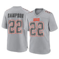 C.Browns #22 Dylan Sampson Player Gray Atmosphere Fashion Game BALCE Stitched Jerseys