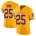 W.Commanders #25 Nick Cross Player Gold Limited Color Rush Home Game BALCE Stitched Jerseys