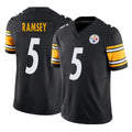 P.Steelers #5 Jalen Ramsey Player Black Limited Vapor F.U.S.E. Home Game BALCE Stitched Jerseys