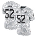 M.Dolphins #52 Patrick Paul Player Arctic Camo Salute To Service Limited Game BALCE Stitched Jerseys