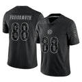P.Steelers #88 Pat Freiermuth Player Black Reflective Limited Home Game BALCE Stitched Jerseys