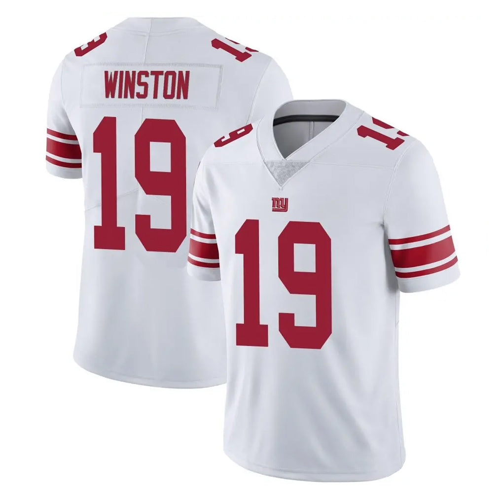 NY.Giants #19 Jameis Winston Player White Limited Vapor Untouchable Home Game BALCE Stitched Jerseys