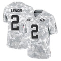 SF.49ers #2 Deommodore Lenoir Player Arctic Camo Limited Salute To Service Home Game BALCE Stitched Jerseys