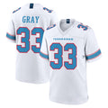 T.Titans #33 Cedric Gray Player White 2026 Game Home BALCE Stitched Jerseys