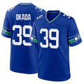 S.Seahawks #39 Ty Okada Player Royal Throwback Home Game BALCE Stitched Jerseys