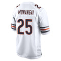 C.Bears #25 Kyle Monangai Player White Home Game BALCE Stitched Jerseys