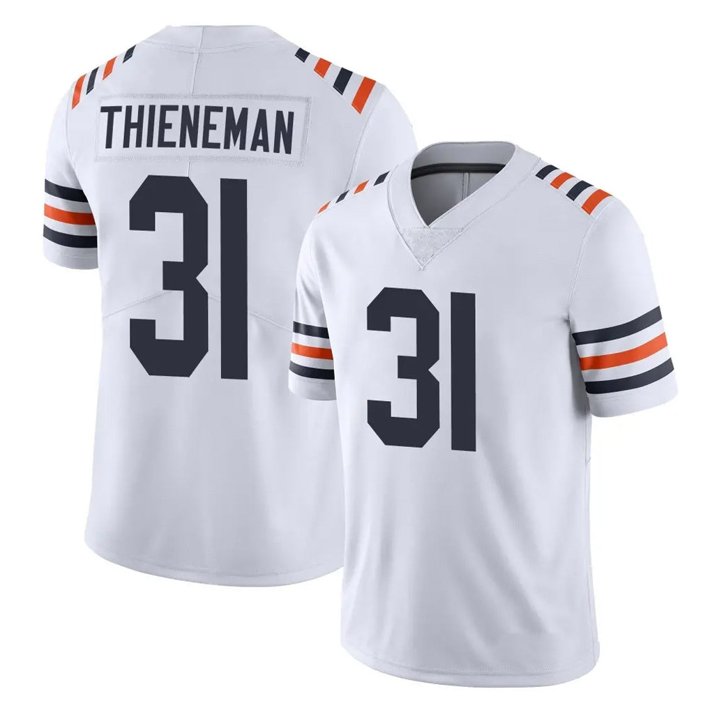 C.Bears #31 Dillon Thieneman Player White Classic Vapor Limited Home Game BALCE Stitched Jerseys