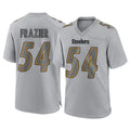 P.Steelers #54 Zach Frazier Player Gray Atmosphere Fashion Home Game BALCE Stitched Jerseys