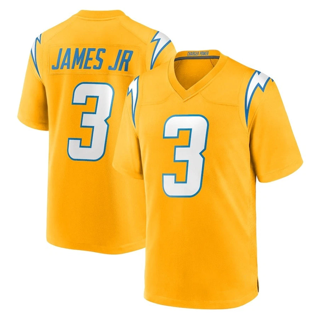 LA.Chargers #3 Derwin James Jr. Player Gold Home Game BALCE Stitched Jerseys