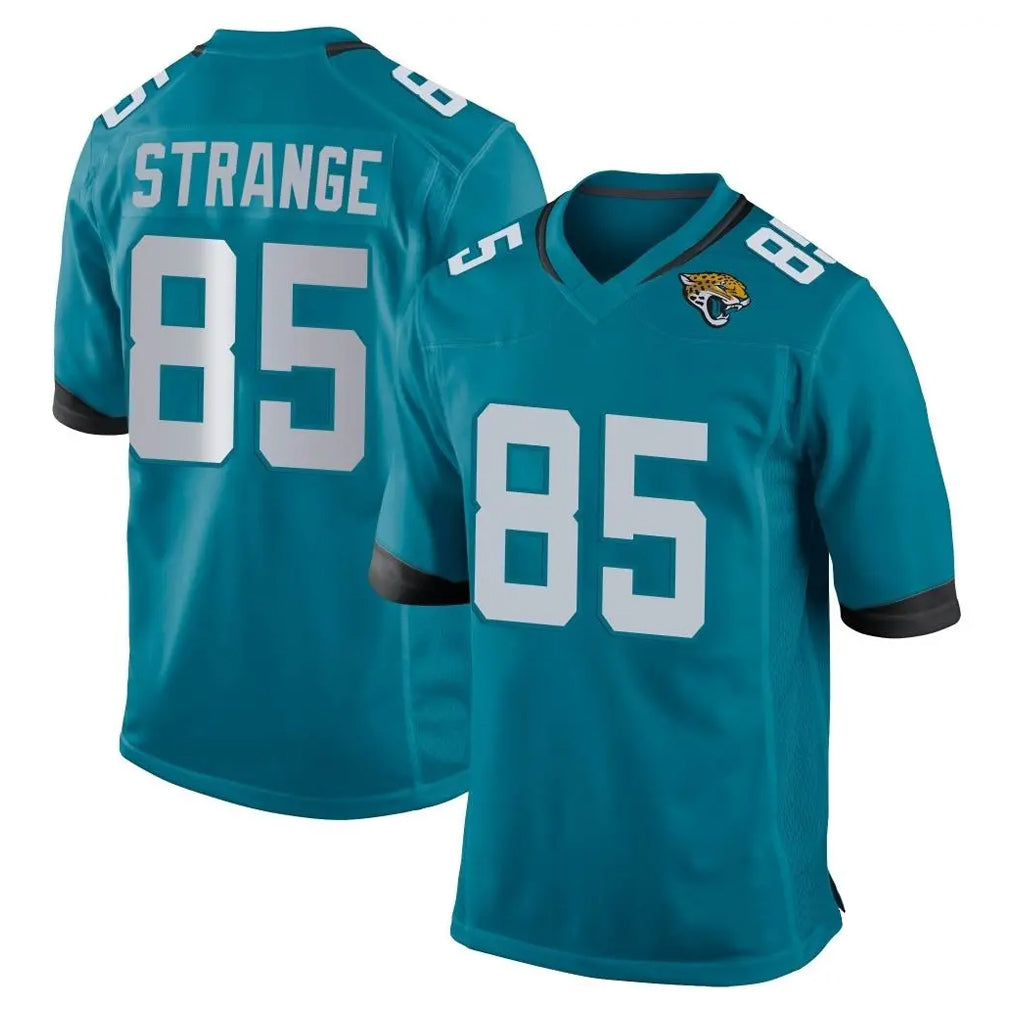 J.Jaguars #85 Brenton Strange Player Teal Home Game BALCE Stitched Jerseys