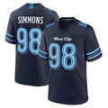 T.Titans #98 Jeffery Simmons Player Navy 2026 Rivalries Collection Home Game BALCE Stitched Jerseys