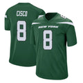 NY.Jets #8 Andre Cisco Player Green Home Game BALCE Stitched Jerseys