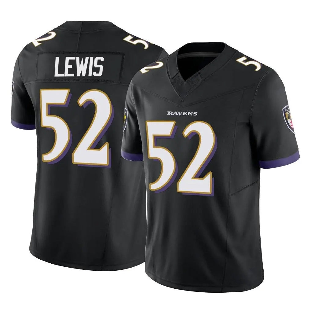 B.Ravens #52 Ray Lewis Player Black Vapor F.U.S.E. Limited Game BALCE Stitched Jerseys