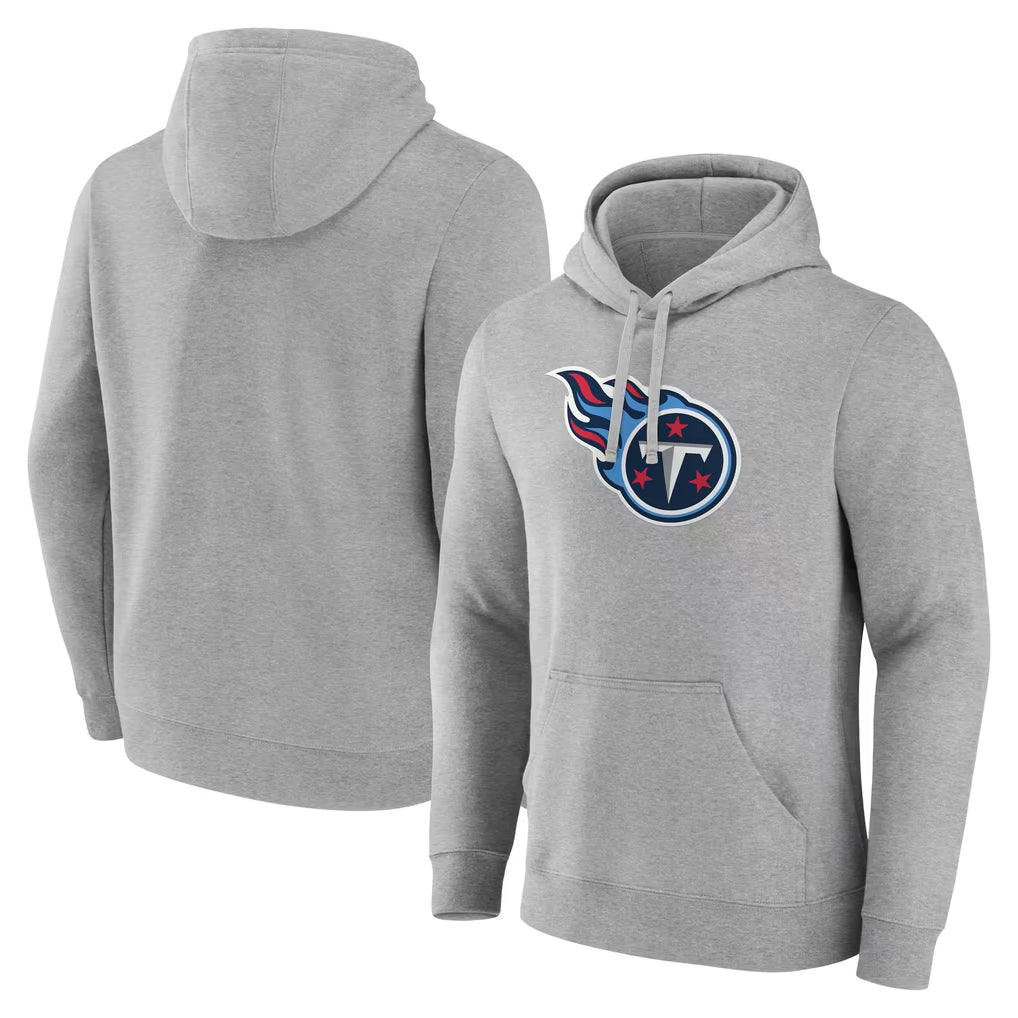 T.Titans ## Titans Blank Player Light Gray LOGO Pullover Hoodies Home Game BALCE Stitched Jerseys