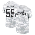 C.Panthers #55 Devin Lloyd Player Arctic Camo Salute to Service T-Shirt Hoodies BALCE Stitched Jerseys
