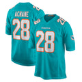M.Dolphins #28 De'Von Achane Player Aqua Home Game BALCE Stitched Jerseys