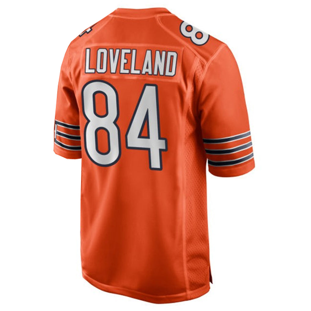 C.Bears #84 Colston Loveland Player Orange Home Game BALCE Stitched Jerseys