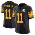 P.Steelers #11 Michael Pittman Jr. Player Black Limited Color Rush Home Game BALCE Stitched Jerseys