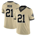 NO.Saints #21 Justin Reid Player Gold Limited Vapor F.U.S.E. Home Game BALCE Stitched Jerseys
