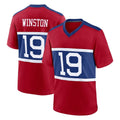NY.Giants #19 Jameis Winston Player Red Century Home Game BALCE Stitched Jerseys