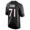 B.Ravens #71 Olaivavega Ioane Player Black Alternate Home BALCE Stitched Jerseys